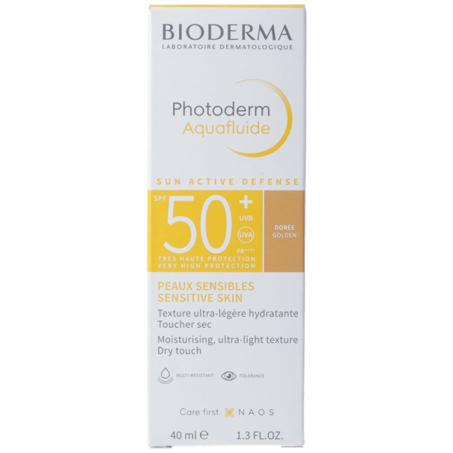 BIODERMA Photoderm Aquafluide SPF50+ dorato