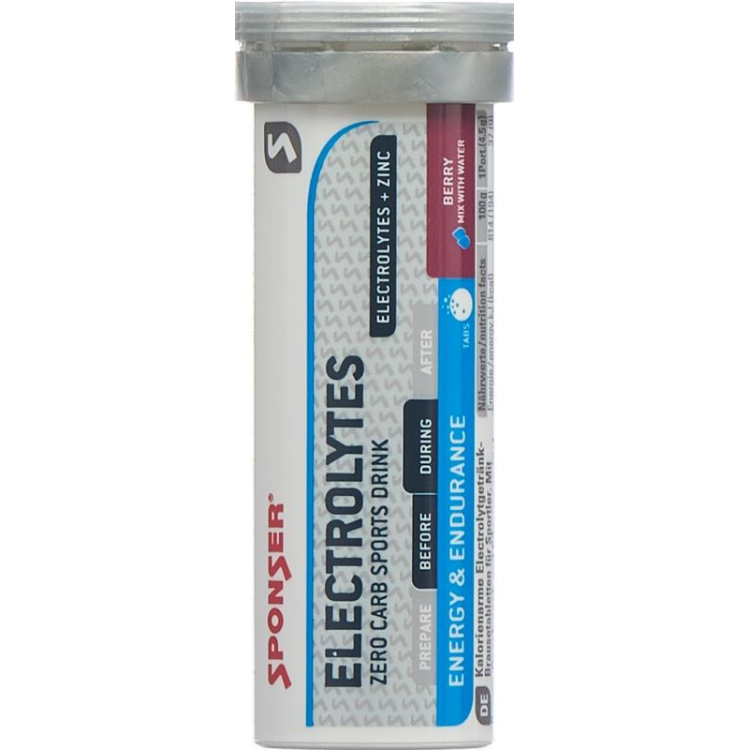 Sponser Electrolytes Tabs ベリー 10 x 4.5 g