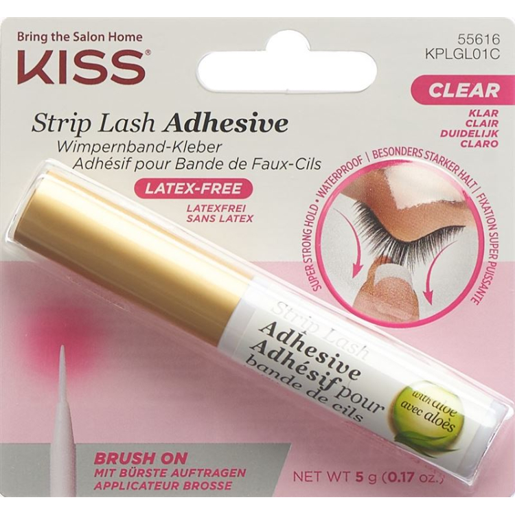 Kiss 24 HR Strip Eyelash adhesive clear