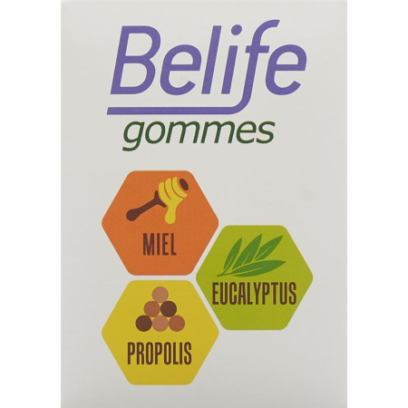 Belife gommes Propolis Honig-Eucalyptus Ds 45 գ