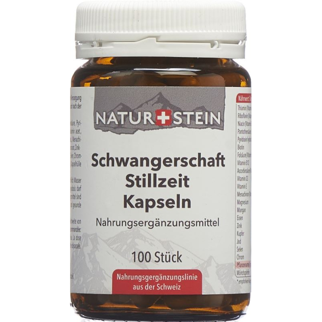 Naturstein Schwangerschaft और स्टिलज़िट Kaps ग्लासफ़्ल 100 Stk