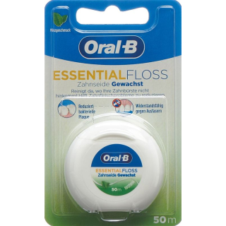 Oral-B Essentialfloss 50m Menthe Gewachst