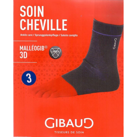 GIBAUD Malleogib 3D Ankle Bandage Size 3 23-26cm