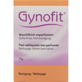 Gynofit wash bar unscented 75 g