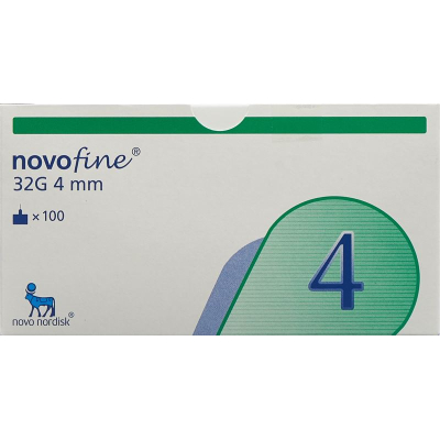 Agulha de injeção NovoFine 32G 4mm 100 un