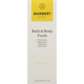 Освіжаючий лосьйон для тіла Marbert Bath & Body Fresh 200 мл