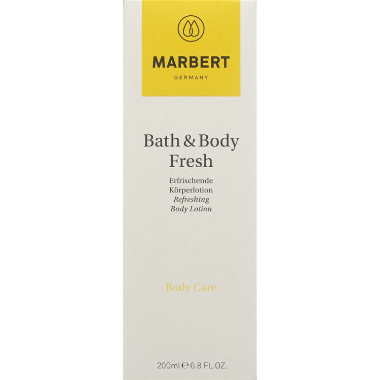 Losyen Badan Menyegarkan Marbert Bath & Body Fresh 200ml