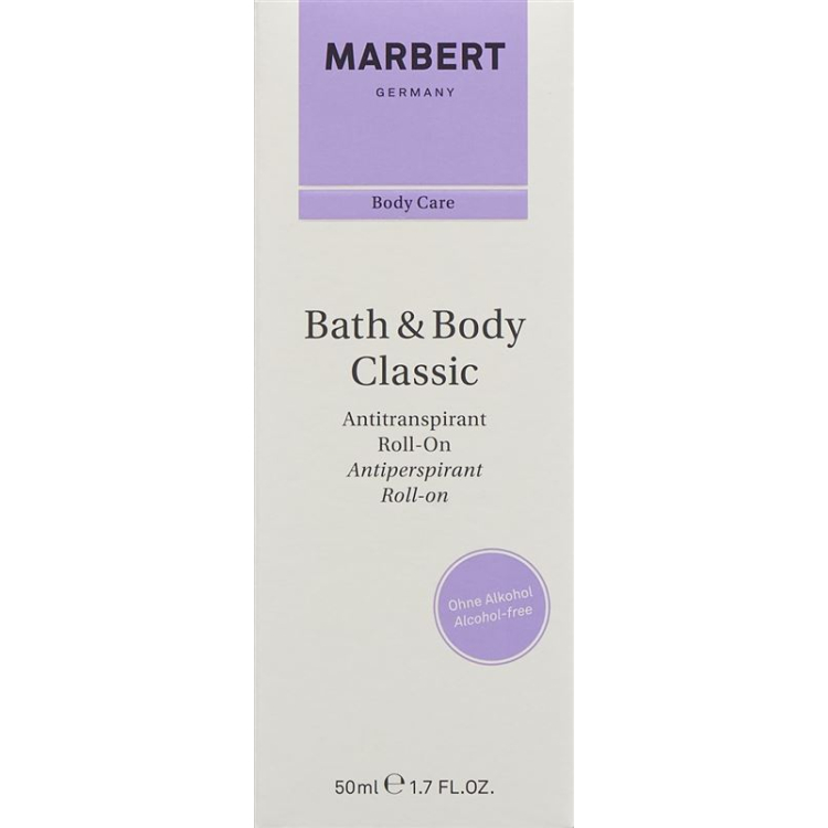 Marbert Bath & Body Classic Antiperspirant Roll-on 50 ml