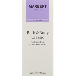Desodorante en crema antitranspirante clásico Bath & Body de Marbert