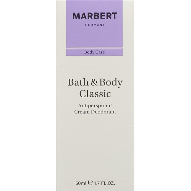 Marbert Bath & Body Classic Крем-дезодорант проти поту