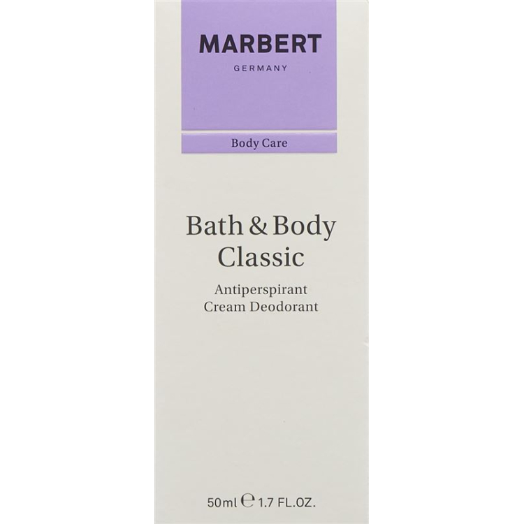 Marbert Bath & Body 经典止汗霜除臭剂