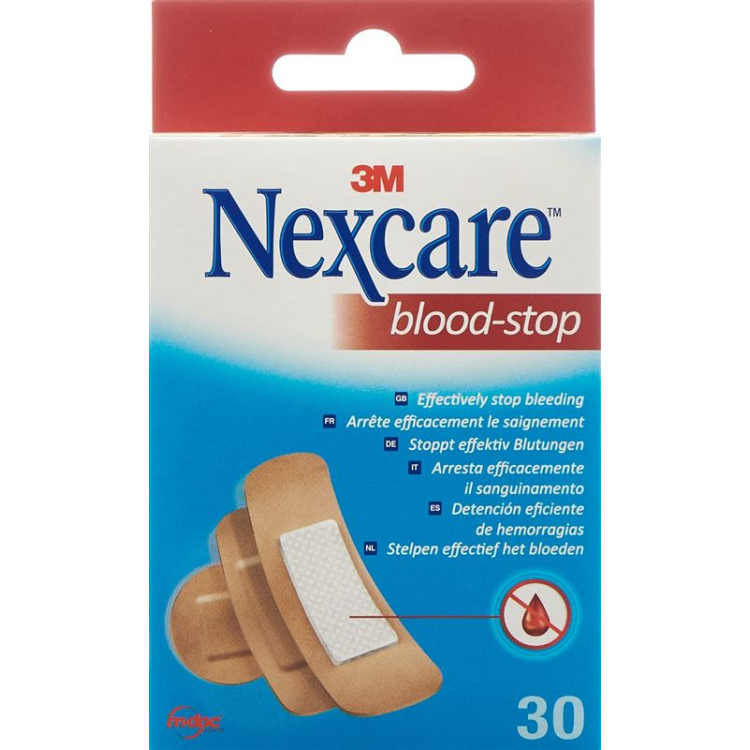 3M Nexcare Blood-Stop Pflaster 3 Grössen gemischt 30 Stk