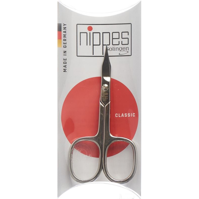Nippes nail and cuticle scissors 9cm spire nickel-plated