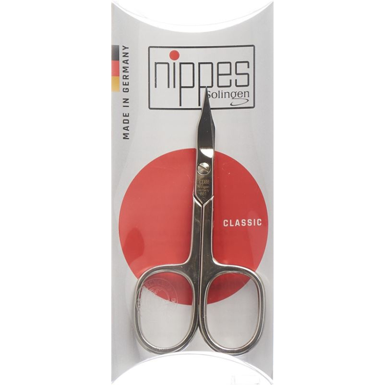 Nippes nail and cuticle scissors 9cm spire nickel-plated