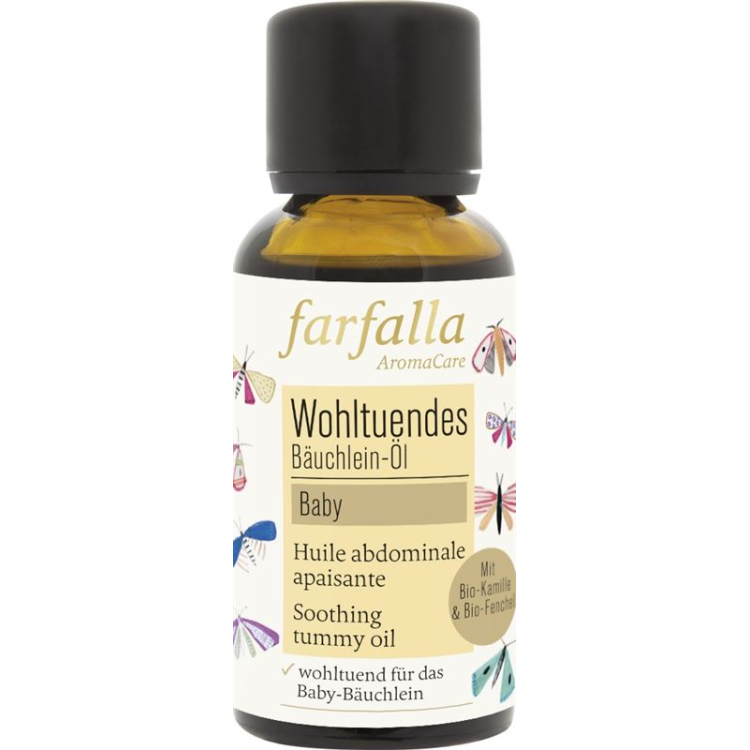 farfalla Baby Wohltuendes Bäuchleinöl Fenchel Kamille 30 ml