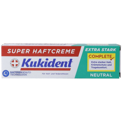 Kukident Haftcreme Extra Stark អព្យាក្រឹត 47 ក្រាម។