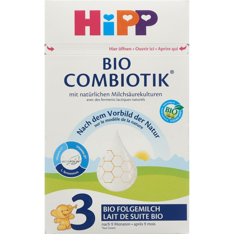 Hipp 3 Bio Combiotik 600 ក្រាម។