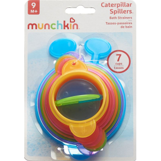 7 أكواب قابلة للتكديس من Munchkin Caterpillar