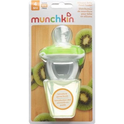 Munchkin baby food feeder introduction of pureed food