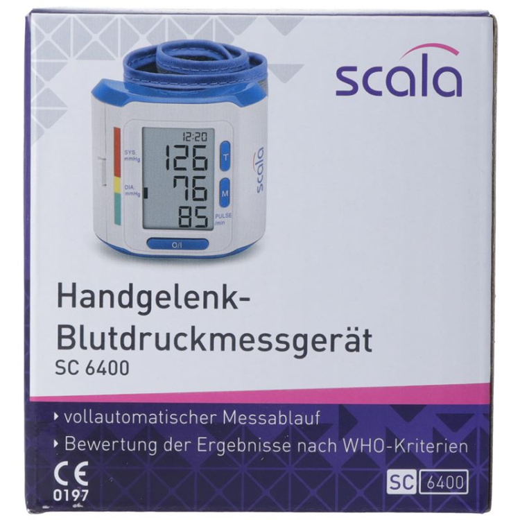 SCALA Handgelenk-Blutdruckmessgerät SC 6400