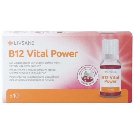 LIVSANE B12 Vital Power - High Dose Vitamin B12 Supplement