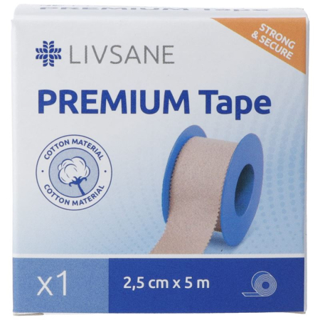 LIVSANE Premium Fixierpflaster 2,5 cm x 5 m