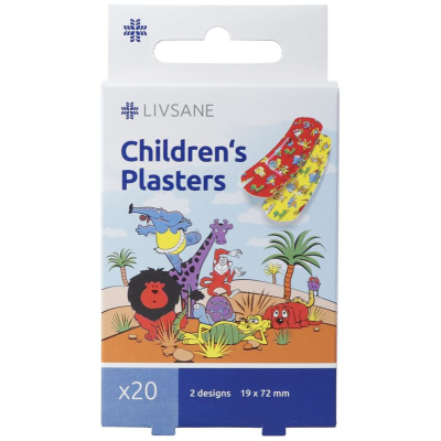 Livsane children's plasters funny animals 20 pcs