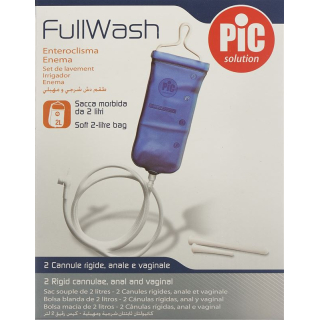 PIC SOLUTION Fullwash Irrigator Set 2L with anal and vaginal cannula