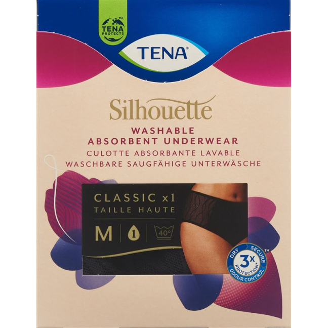 TENA Silhou Class Washable Underwear M schwa