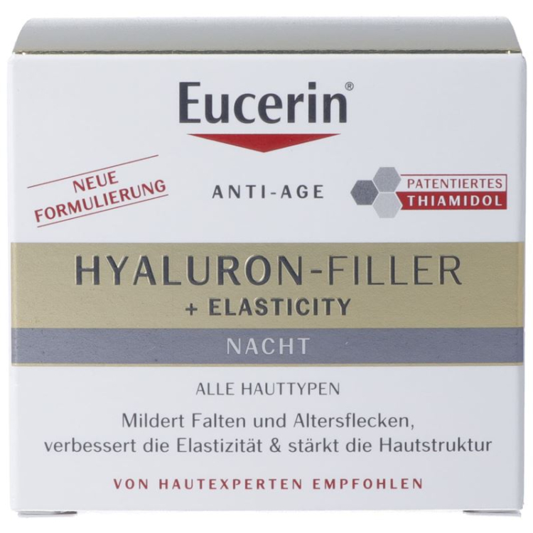 Eucerin HYALURON-FILLER + Elastiklik Nachtpflege Topf 50 ml