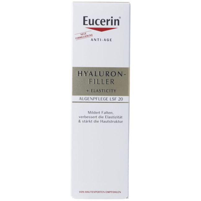 EUCERIN HYALURON-FILLER+ELAST Augen LSF20: Eye Care Cream
