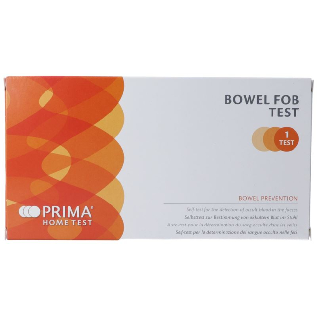 PRIMA HOME TEST Bowel FOB - Screening Test for Colon Cancer