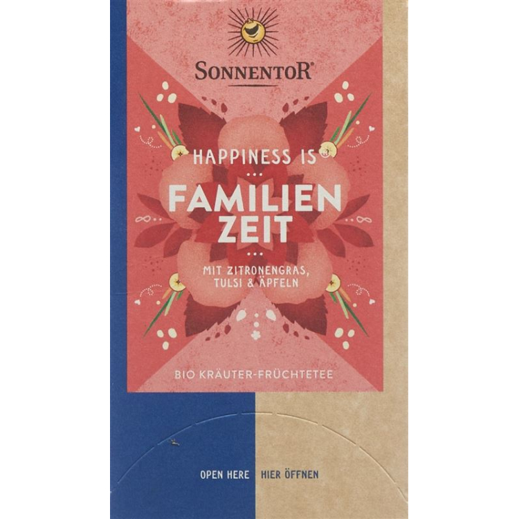 SONNENTOR Бақыт - Familienzeit Tee BIO