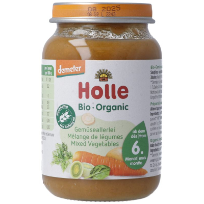 Holle all sorts of vegetables jar 190 g