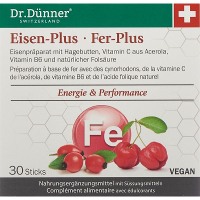 Dünner Eisen-Plus Bâton 30 Stk