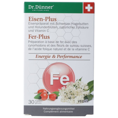 Dünner eisen-plus kaps