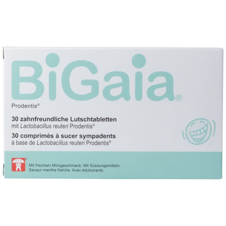 BiGaia ProDentis Lutschtabl palmölfrei 30 Stk