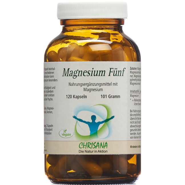 CHRISANA Magnesium fünf Kaps - Vegan Magnesium Capsule
