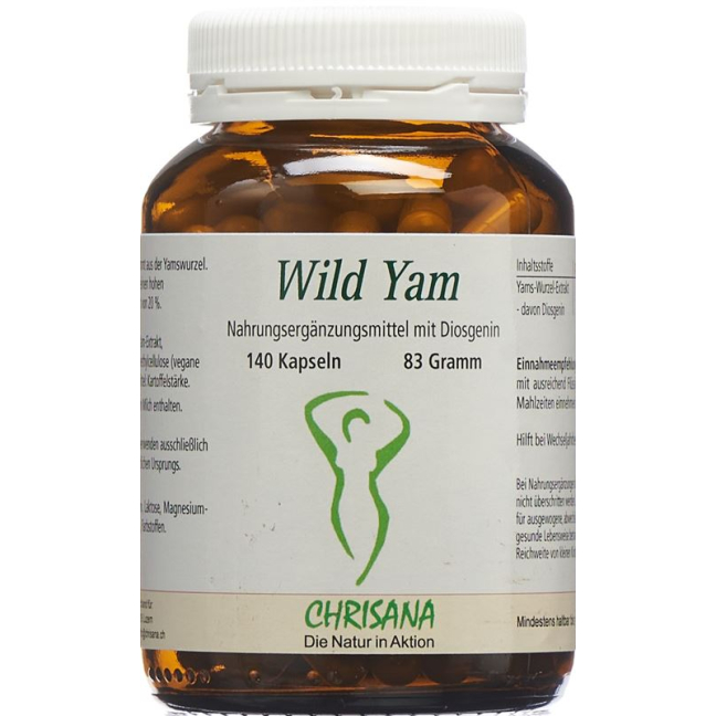 CHRISANA Wild Yam Extract Capsules - Natural Women's Health Supplement