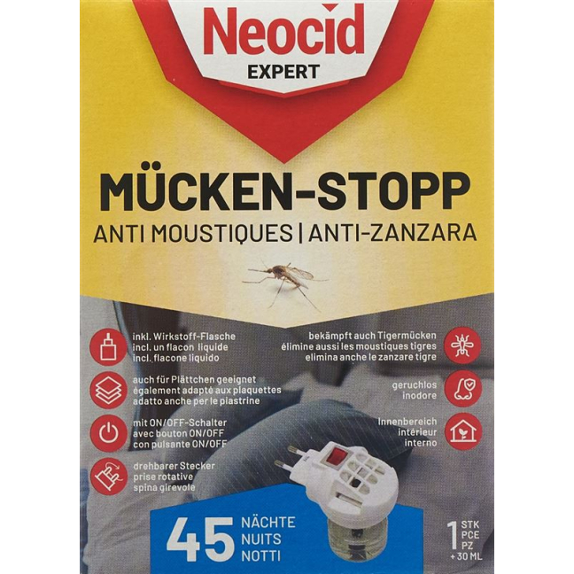 NEOCID विशेषज्ञ Mückenstopp Kombi 1Stk + 30ml