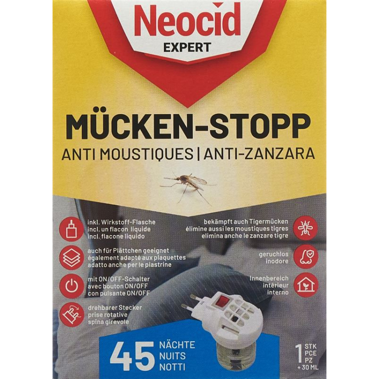 NEOCID EXPERT Mosquito Repellent Combi 1pc + 30ml