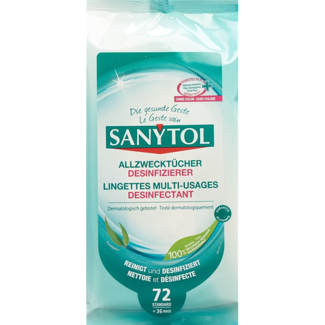 Sanytol Allzwecktücher Sanitizer Btl 48 pcs