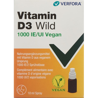 VITAMINA D3 WILD Spray 1000 IE vegano
