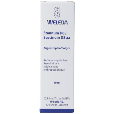 WELEDA Stannum D 8/Succinum D 8 aa Gtt Opht