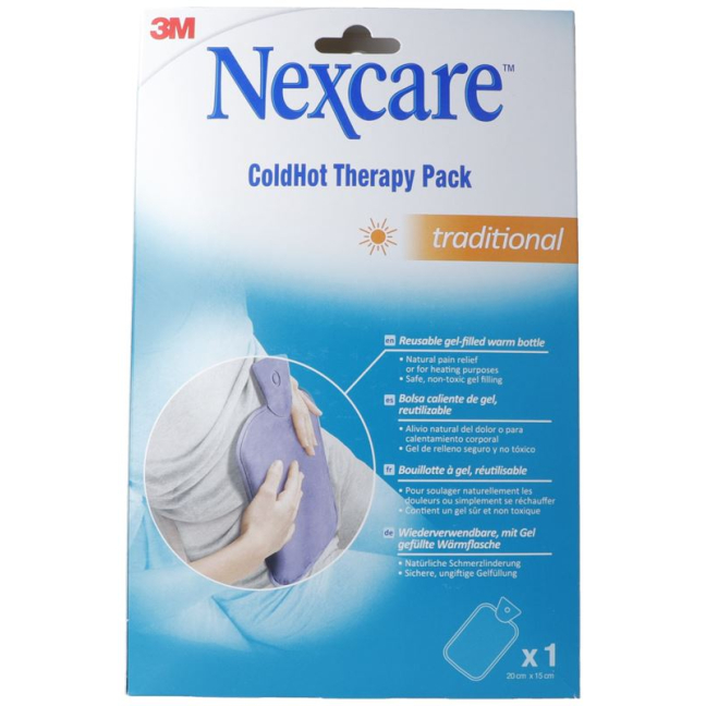 កញ្ចប់ព្យាបាល 3M Nexcare ColdHot Therapy Pack Wärmeflasche Traditional samtweich