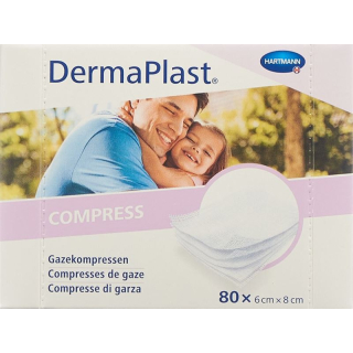 DermaPlast Kompress 6x8cm 80 Stk