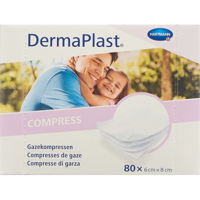 DermaPlast சுருக்க 6x8cm 80 Stk