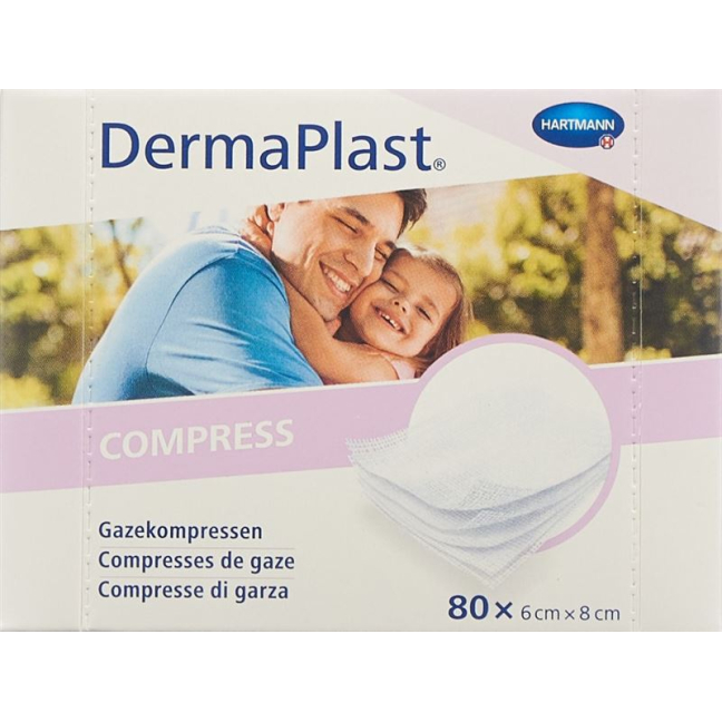 DermaPlast Kompres 6x8cm 80szt