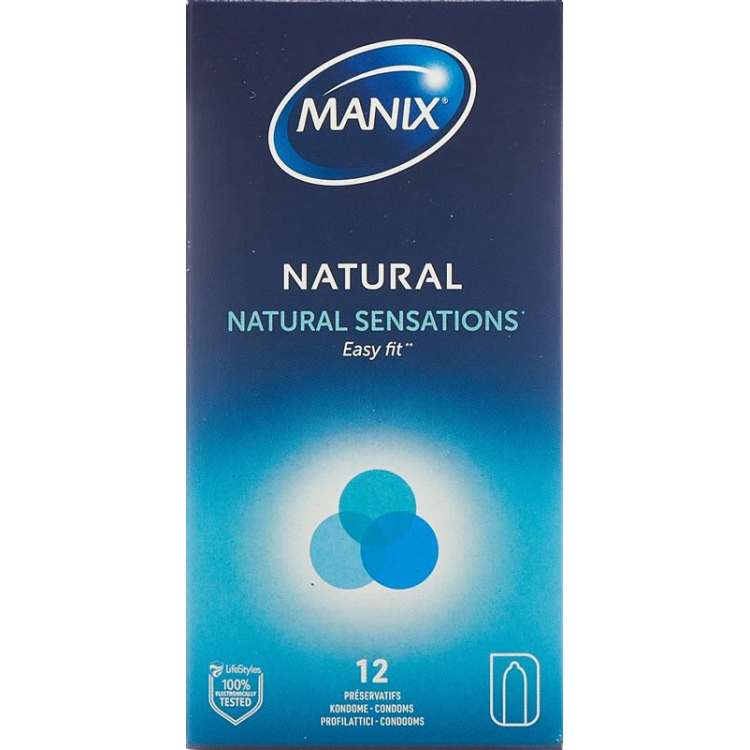 Manix Natural бэлгэвч 12 ширхэг