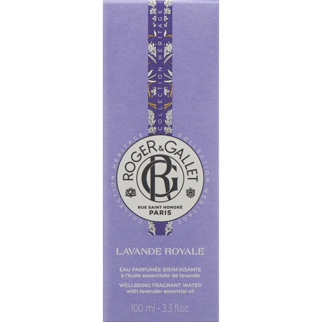 Roger & Gallet Lavande Royale Eau Parfumée Bienfaits 100 ml